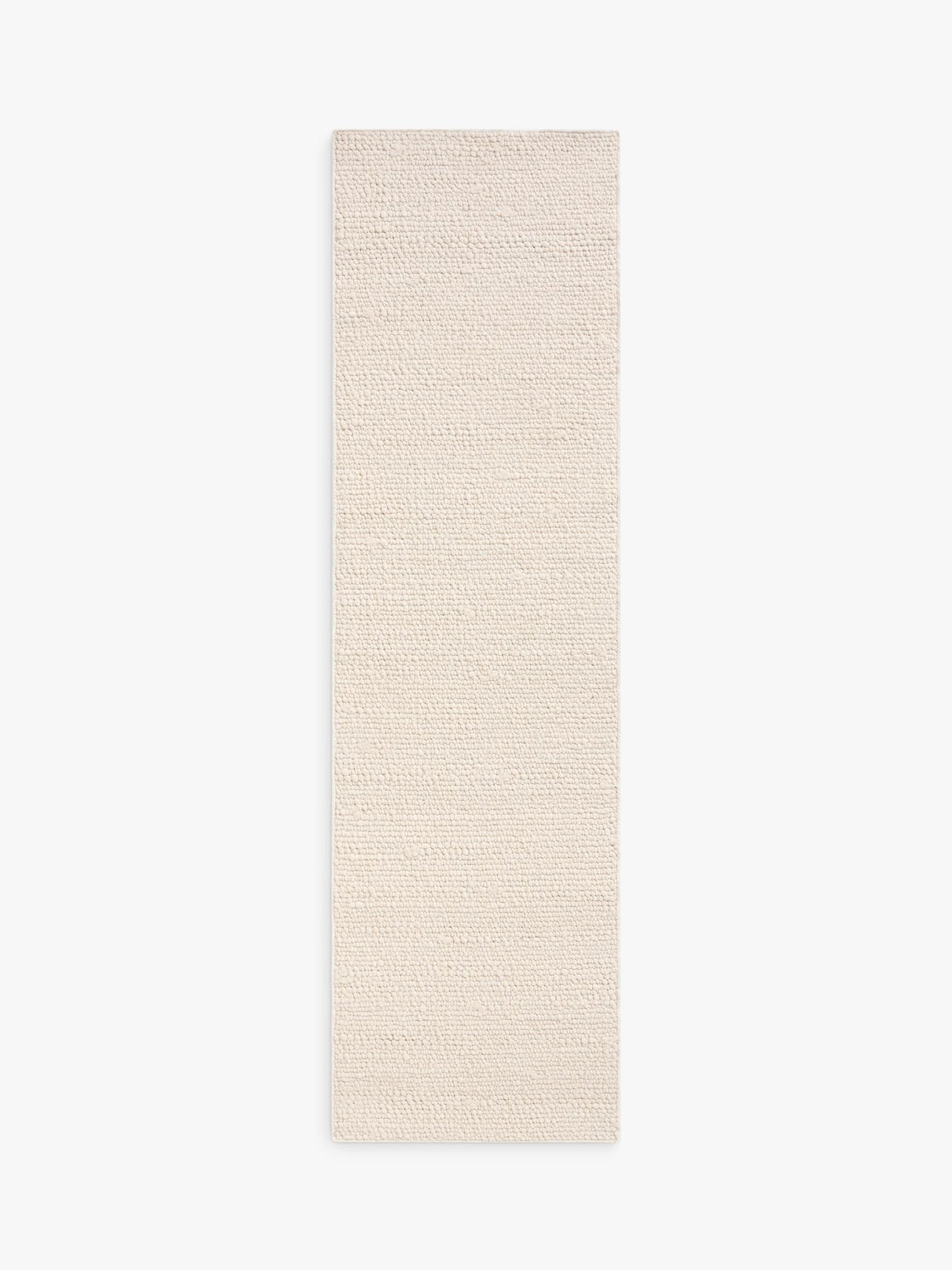 John Lewis Merino Wool Rich Boucle Hand Woven Rug L240 x W170cm - White