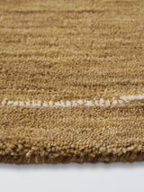 John Lewis Etch Wool Blend Textured Pattern Rug 240 x 170cm - Bronze Green