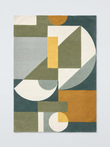 John Lewis Soren Hand Tufted Pure Wool Rectangular Rug L240 x W170cm - Green