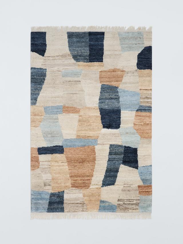 John Lewis Hand Knotted Cubic Indoor Wool Rug - 180 x 120cm - Multicoloured