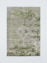 John Lewis Distressed Kazak Abstract Rectangular Rug L180 x W120cm - Green