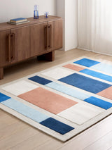 John Lewis Harmony Geometric Pure Wool Rectangular Rug L240 x W170cm - Multi