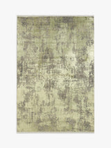 John Lewis Ombre Distressed Rectangular Abstract Rug L180 x W120cm - Green