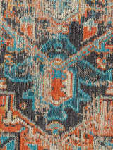 Louis De Poortere Antique Vintage Washable Heriz Rug L240 x W170cm - Red