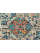 Louis De Poortere Antique Vintage Washable Heriz Rug L240 x W170cm - Red