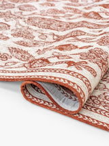 John Lewis x Sanderson Tamizart PET Wool Blend Rug L240 x W170cm - Red