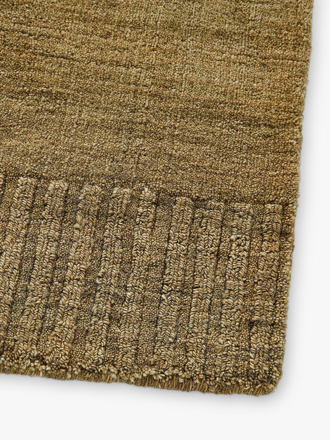 West Elm Ojai 100% Wool Hand Woven Rectangular Wool Rug 8 x 5ft - Green
