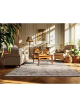 Louis De Poortere Medallion Traditional Rectangular Rug 180 x 120 cm - Grey