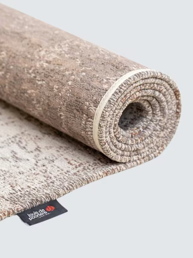 Louis De Poortere Medallion Traditional Rectangular Rug 180 x 120 cm - Grey