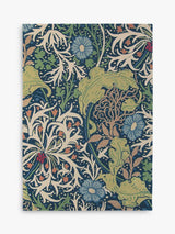 Morris & Co. Wool Seaweed Hand Tufted Rectangular Rug- Ink L200 x W140cm