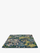 Morris & Co. Wool Seaweed Hand Tufted Rectangular Rug- Ink L200 x W140cm