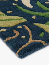 Morris & Co. Wool Seaweed Hand Tufted Rectangular Rug- Ink L200 x W140cm