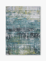 Louis De Poortere Streaks Machine Washable Abstract Rug 200 x 140cm - Green