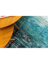Louis De Poortere Streaks Machine Washable Abstract Rug 200 x 140cm - Green