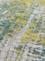 Louis De Poortere Streaks Machine Washable Abstract Rug 200 x 140cm - Green