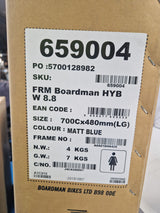 Boardman HYB G 8.8 Women's 700c Aluminium Bike Frame Only Blue - 48cm Large