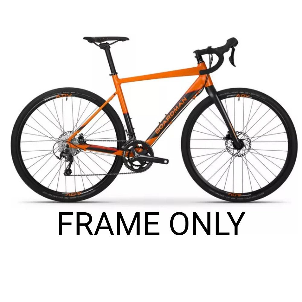 Boardman ADV 8.9 Gravel Unisex Bike Frame Only - Orange - Small/Medium
