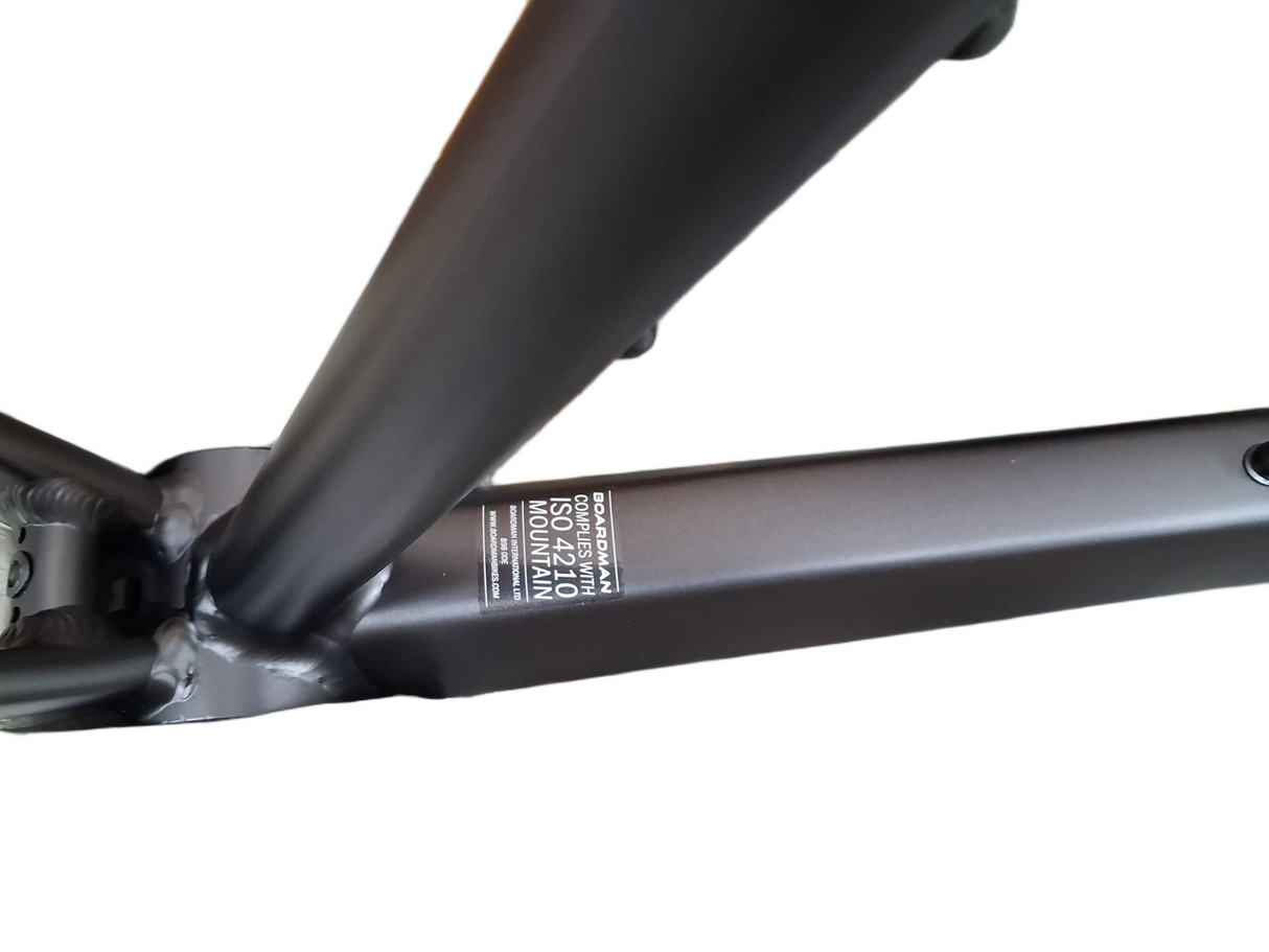 Boardman HYB 8.9 700c Hybrid Aluminum Bike Frame Only - Grey/Black - 45cm