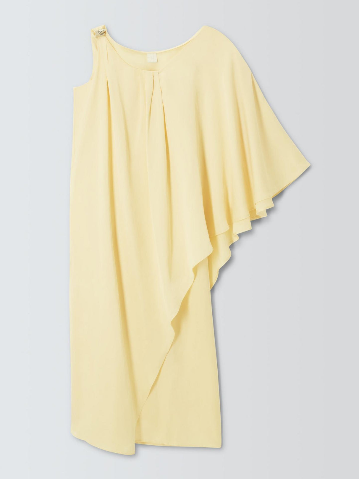 a line short summer dress Casual V-Neck Solid A-Line Ruffled Suspender Short Dress main image 1
