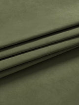 John Lewis Velvet Pair Lined Pencil Pleat Curtains W228 x D137cm - Avocado