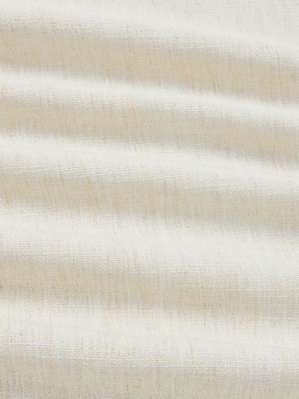John Lewis Linen Look Pair Lined Pencil Pleat Curtains 228 x 137cm - Cream