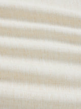 John Lewis Linen Look Pair Lined Pencil Pleat Curtains 228 x 137cm - Cream