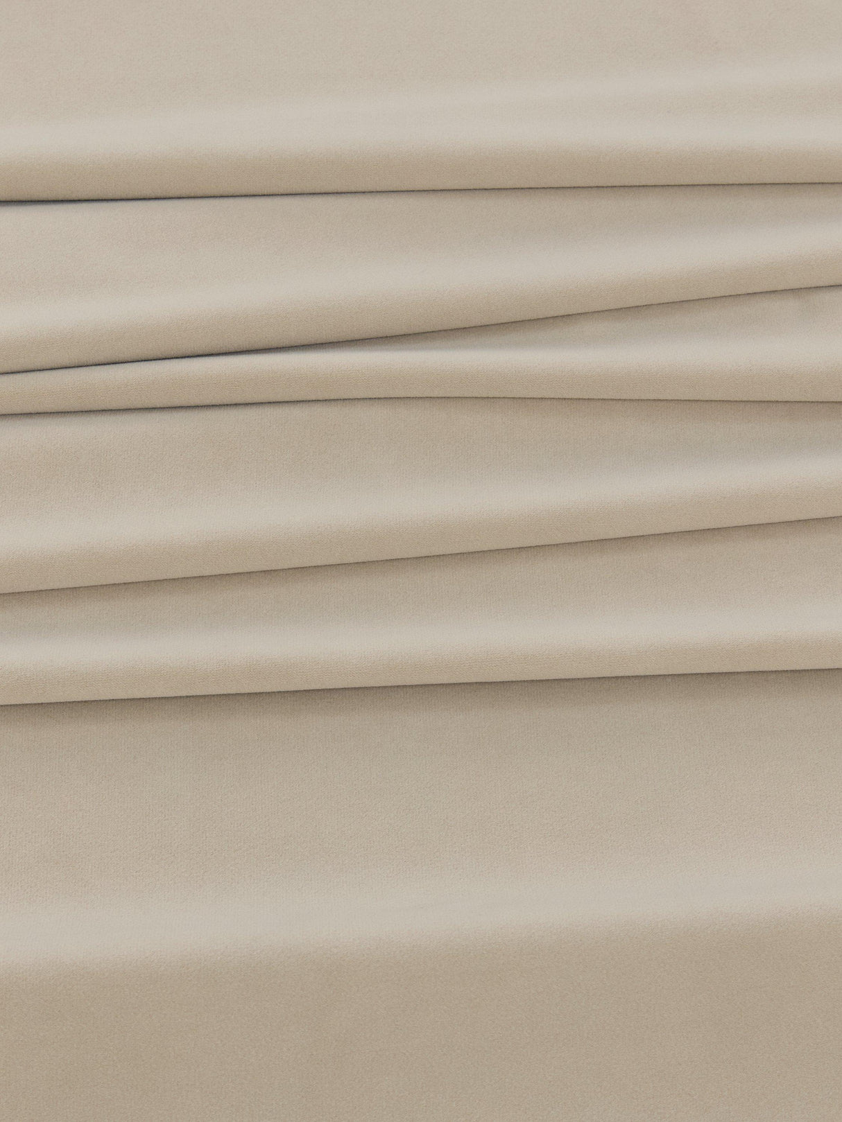 John Lewis Matte Velvet Blackout Pencil Pleat Curtains W167 x 228cm Natural