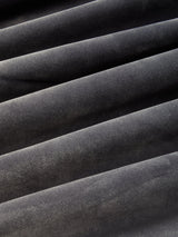 John Lewis Velvet Pair Lined Pencil Pleat Curtains W167 x Drop 274cm - Steel