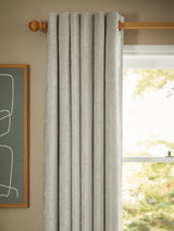 John Lewis Chenille Blackout Thermal Eyelet Curtains 228 x 137cm - Flint