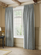 John Lewis Twisted Weave Pair Lined Pencil Pleat Curtain 228 x 137cm - Multi