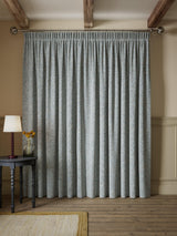 John Lewis Twisted Weave Pair Lined Pencil Pleat Curtain 228 x 137cm - Multi