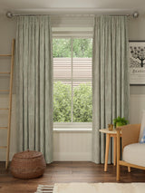 John Lewis Brushed Pair Blackout Pencil Pleat Curtains W167 x D228cm Avocado