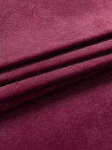John Lewis Velvet Pair Lined Pencil Pleat Curtains W228 x D137cm - Damson