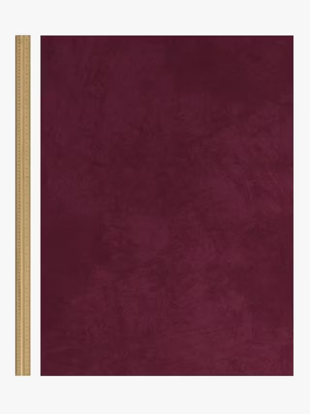 John Lewis Velvet Pair Lined Pencil Pleat Curtains W228 x D137cm - Damson