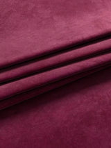 John Lewis Velvet Pair Lined Pencil Pleat Curtains W228 x D228cm - Damson
