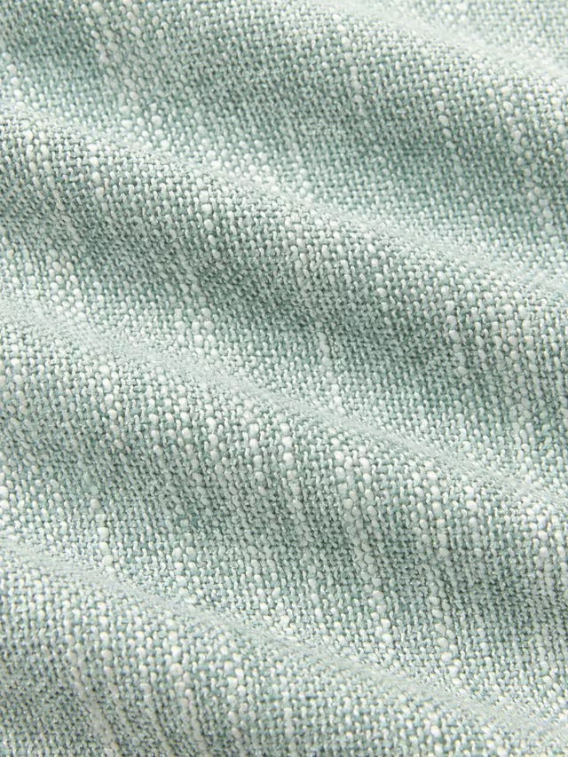 John Lewis Brushed Blackout Pencil Pleat Curtains W167 x D182cm - Duck Egg