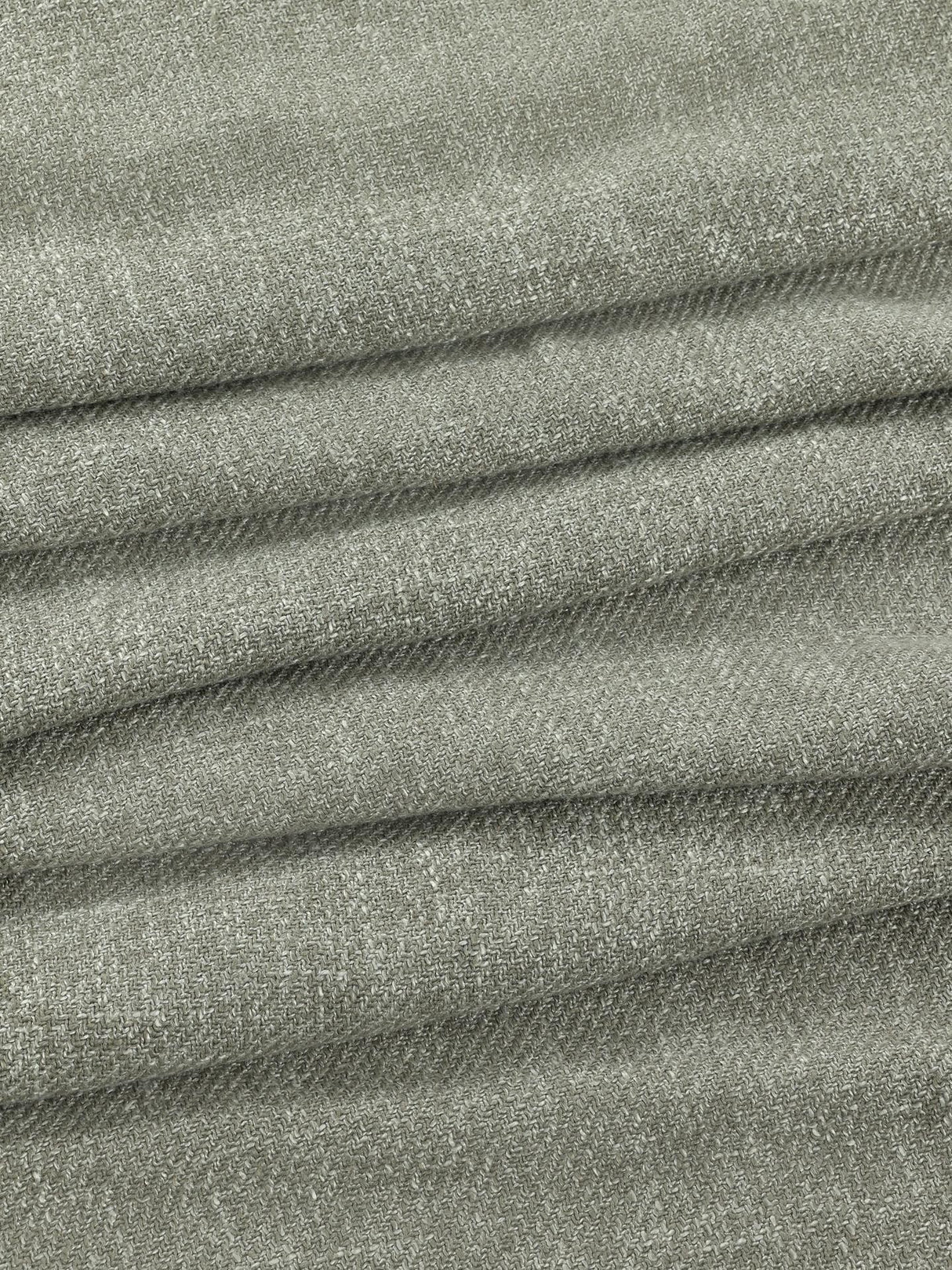 John Lewis Rustic Blackout Pencil Pleat Curtains 228 x 228cm - Laurel Green