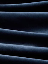 John Lewis Velvet Pair Lined Pencil Pleat Curtains W167 x Drop 182cm - Navy