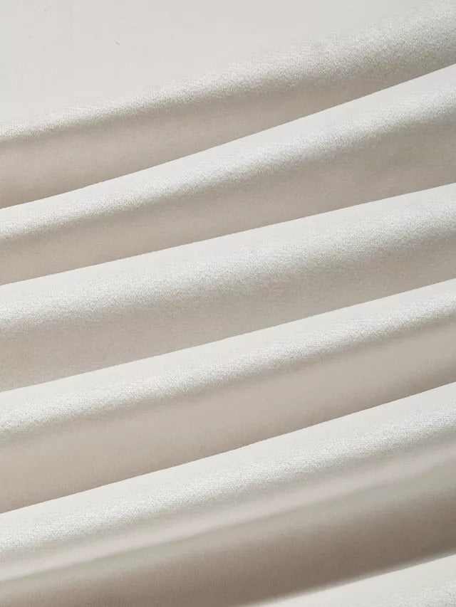 John Lewis Velvet Pair Lined Eyelet Curtains W167 x Drop 228cm - Champagne