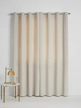 John Lewis Velvet Pair Lined Eyelet Curtains W167 x Drop 228cm - Champagne - Kazoop 