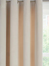 John Lewis Velvet Pair Lined Eyelet Curtains - Champagne - W228 x Drop 274cm