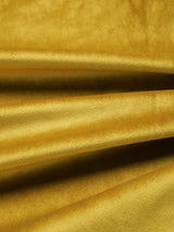 John Lewis Velvet Pair Lined Pencil Pleat Curtains - Gold W228 x Drop 228cm