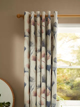 John Lewis Ginkgo Pair Thermal Lined Eyelet Curtains W167 x Drop 182cm Multi - Kazoop 