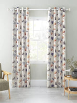 John Lewis Ginkgo Pair Thermal Lined Eyelet Curtains W167 x Drop 182cm Multi - Kazoop 