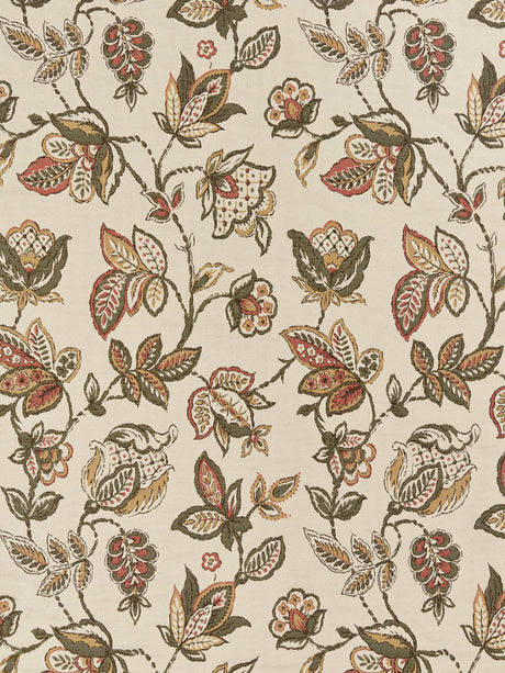 John Lewis Cordelia Floral Lined Pencil Pleat Curtains W167 x H228cm - Multi
