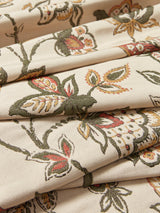 John Lewis Cordelia Floral Lined Pencil Pleat Curtains W167 x H228cm - Multi