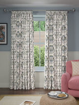 John Lewis Tulipa Pencil Pleat Pair Lined Curtains W167 x D228cm - Lake Blue