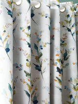 John Lewis Wildflower Blackout/Thermal Eyelet Curtains W117 x D228cm - Multi