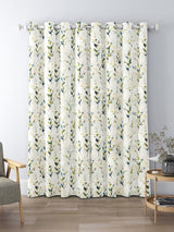 John Lewis Wildflower Blackout/Thermal Eyelet Curtains W117 x D228cm - Multi