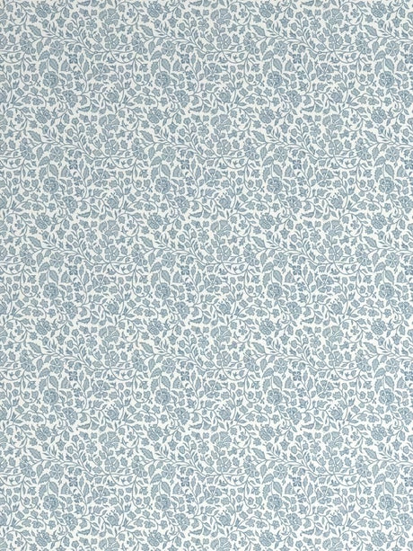 John Lewis Amara Print Blackout Pencil Pleat Curtains Ice Blue W167 x 228cm